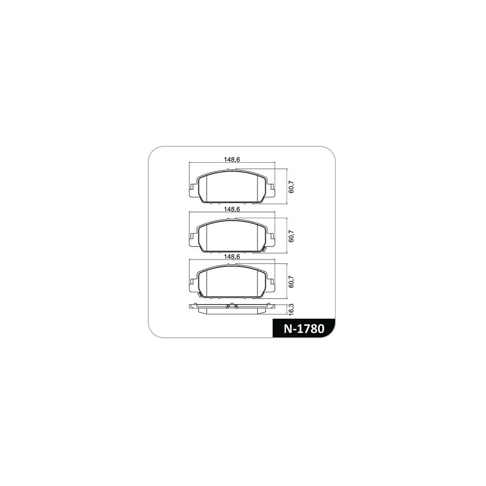 PASTILHA FREIO (HRV 1.8/EX-EXL-LX-TOURING/15D/DIANTEIRO/SISTEMAAKEBONO/PD1494)